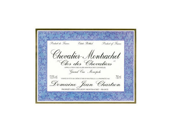 DOMAINE JEAN CHARTRON, CHEVALIER MONTRACHET ''Clos des Chevaliers'' Grand Cru - Monopole - blanc 2003
