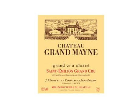 CHÂTEAU GRAND MAYNE rouge 2001