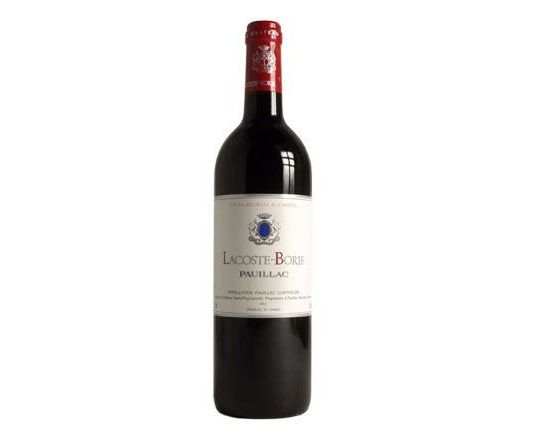 LACOSTE-BORIE rouge 1996, Second vin de Château Grand-Puy Lacoste