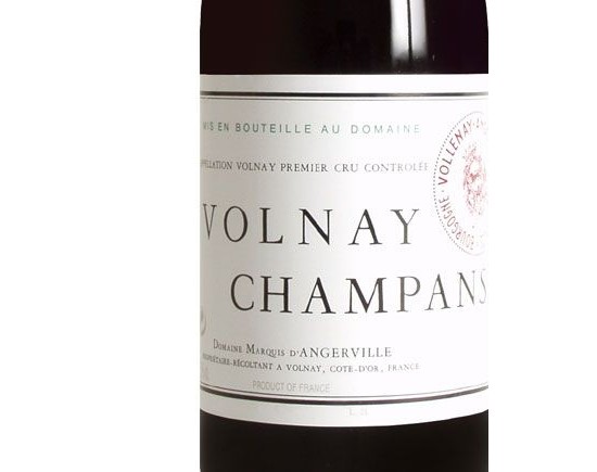 DOMAINE MARQUIS D'ANGERVILLE VOLNAY 1er cru CHAMPANS rouge 2009