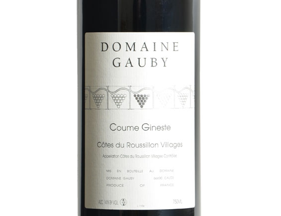 DOMAINE GAUBY COUME GINESTE ROUGE 2011