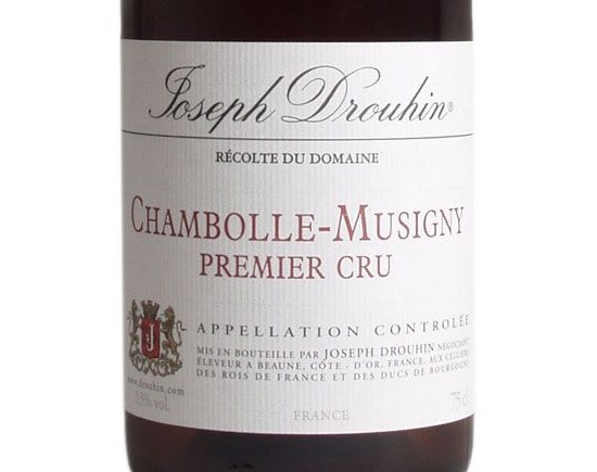 CHAMBOLLE-MUSIGNY PREMIER CRU rouge 2001