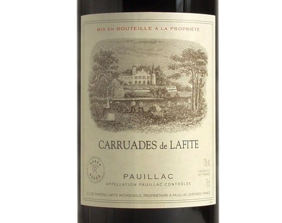 CARRUADES DE LAFITE rouge 2000, Second Vin du Château Lafite-Rothschild