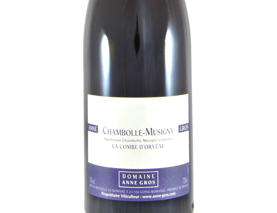 DOMAINE ANNE GROS CHAMBOLLE MUSIGNY LA COMBE D'ORVEAU 2015