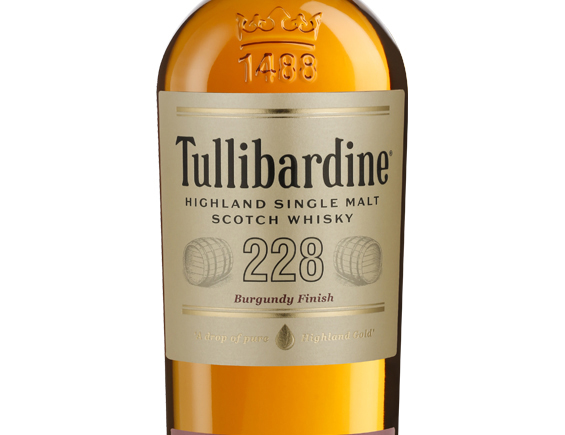 Whisky Tullibardine Burgundy Finish 228 sous étui