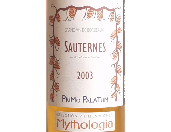 PRIMO PALATUM SAUTERNES MYTHOLOGIA 2003