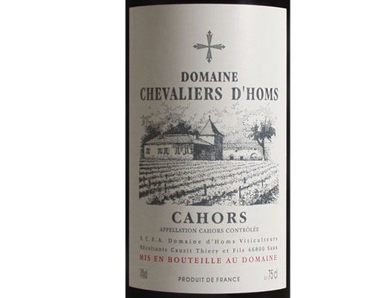CHEVALIER D'HOMS CAHORS rouge 1998