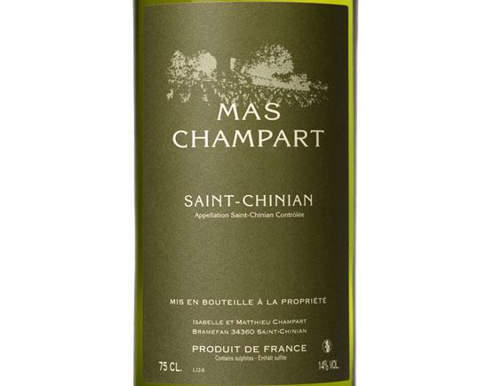 Mas Champart Saint-Chinian blanc 2018