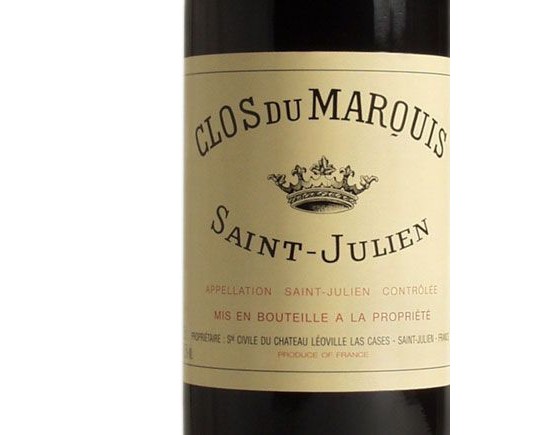 CLOS DU MARQUIS rouge 1989, Second vin du Château Léoville Las Cases