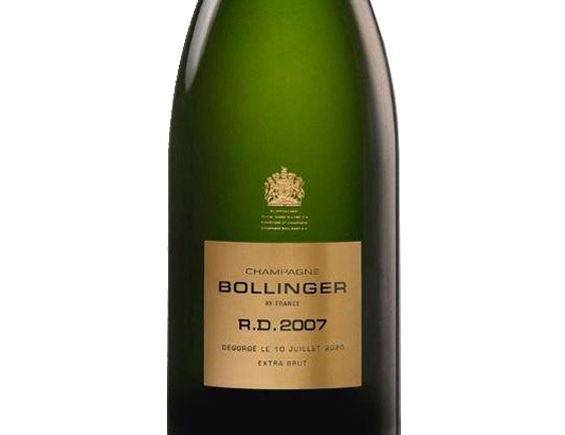 Champagne Bollinger R.D. 2007 sous étui
