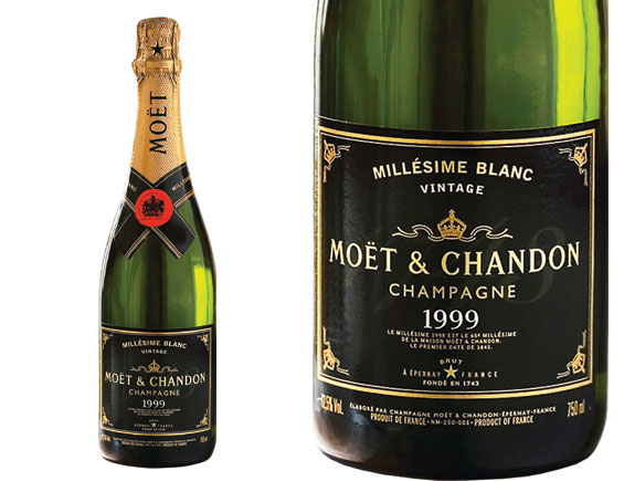 Champagne MOËT ET CHANDON MOET MILLÉSIMÉ BLANC 1999