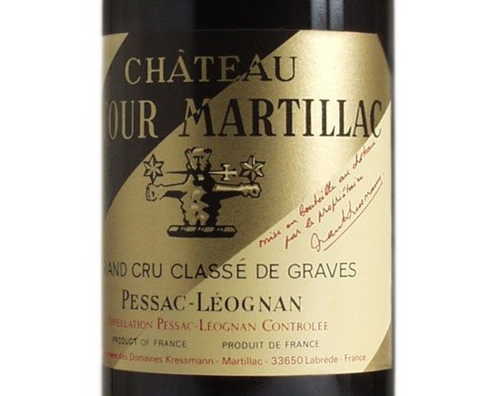 CHÂTEAU LATOUR MARTILLAC rouge 1998, Cru Classé de Graves