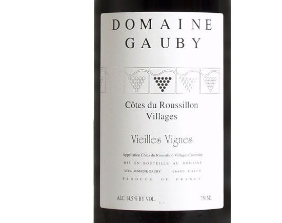 DOMAINE GAUBY 'Vieilles Vignes'' rouge 2005 