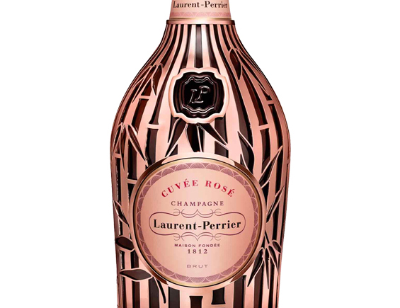 Champagne Laurent-Perrier Cuvée Rosé Robe Bambou Édition Limitée
