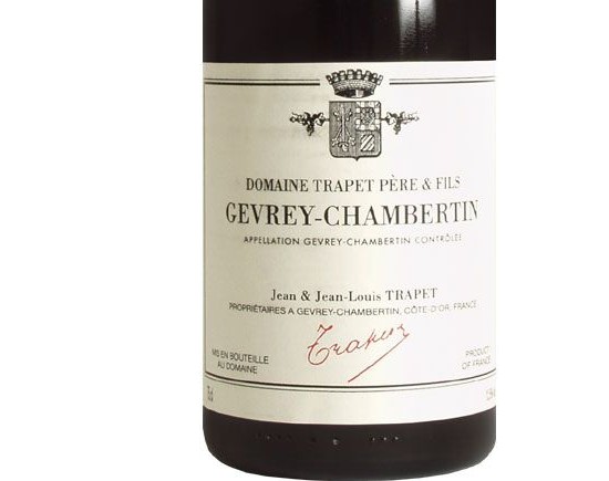 DOMAINE JEAN-LOUIS TRAPET GEVREY CHAMBERTIN ''Cuvée Ostréa'' rouge 2003