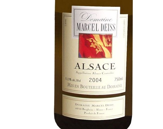 DOMAINE MARCEL DEISS ALSACE BLANC 2004