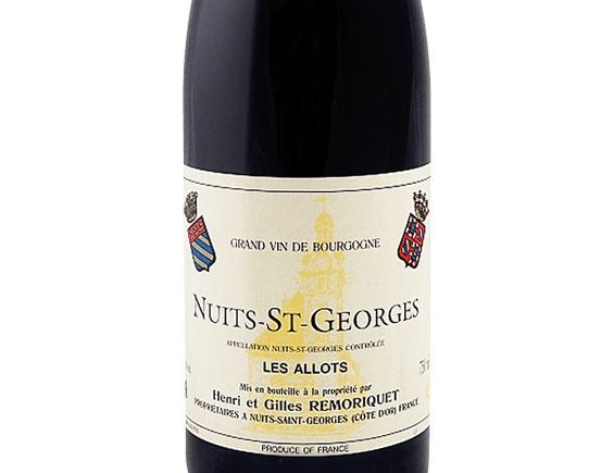 Henri Et Gilles Remoriquet Nuits-Saint-Georges Les Allots 2022