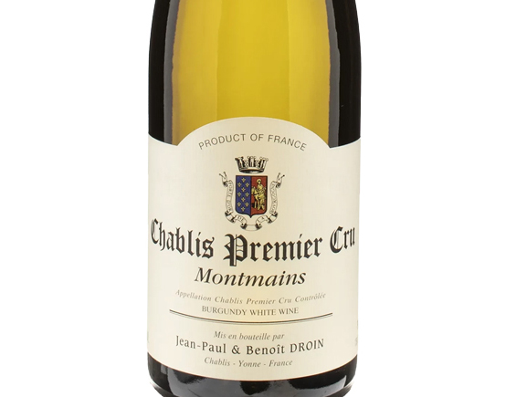 Domaine Jean Paul et Benoit Droin Chablis 1er Cru Montmains 2022