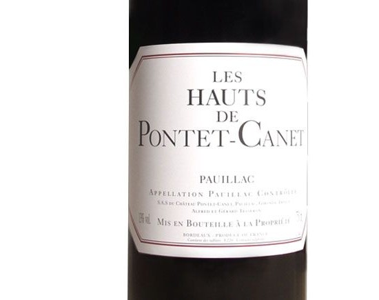 CHÂTEAU LES HAUTS DE PONTET 2006 rouge, Second Vin du Château Pontet Canet