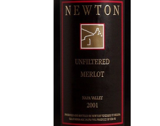 NEWTON UNFILTRED MERLOT 2001