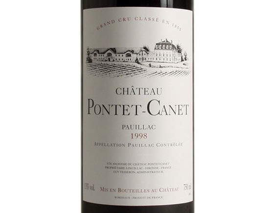 CHÂTEAU PONTET-CANET 1998 Rouge