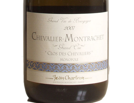 Jean Chartron Chevalier-Montrachet Grand cru Clos des Chevaliers 2007