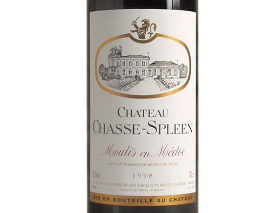 CHÂTEAU CHASSE-SPLEEN rouge 1998
