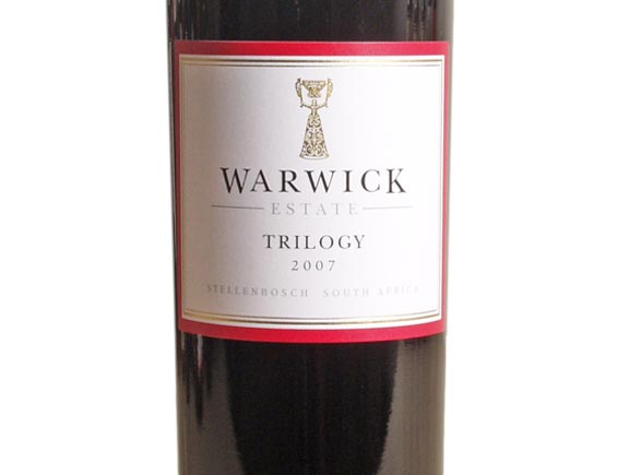 Vin d'Afrique du Sud Warwick Trilogy 2007