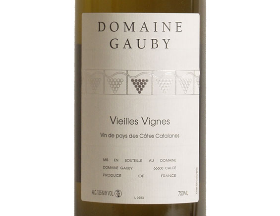 DOMAINE GAUBY 'Vieilles Vignes'' 2010