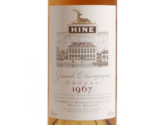 Cognac THOMAS HINE 1967 EARLY LANDED