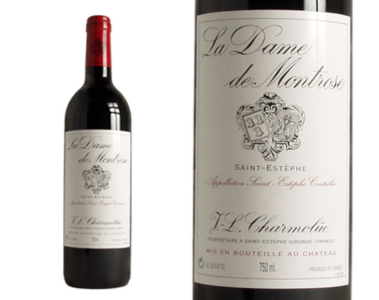 LA DAME DE MONTROSE rouge 2000, Second vin du Château Montrose