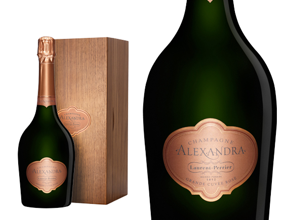 Champagne Laurent-Perrier cuvée Alexandra rosé 2004 sous coffret