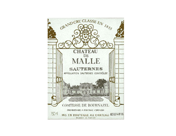 CHÂTEAU DE MALLE blanc liquoreux 2002