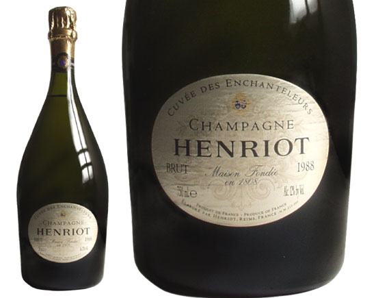CHAMPAGNE HENRIOT CUVÉE DES ENCHANTELEURS 1988