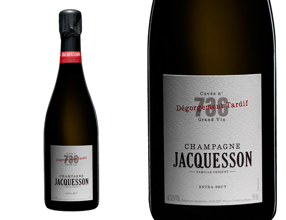 Champagne Jacquesson n°737 Dégorgement Tardif sous étui
