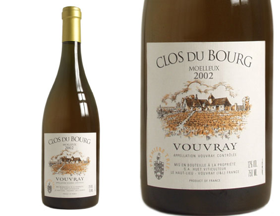 VOUVRAY ''Clos du Bourg'' Première Trie, blanc moelleux 2002