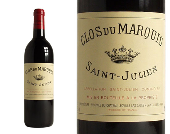 CLOS DU MARQUIS rouge 2003, Second vin du Château Léoville Las Cases