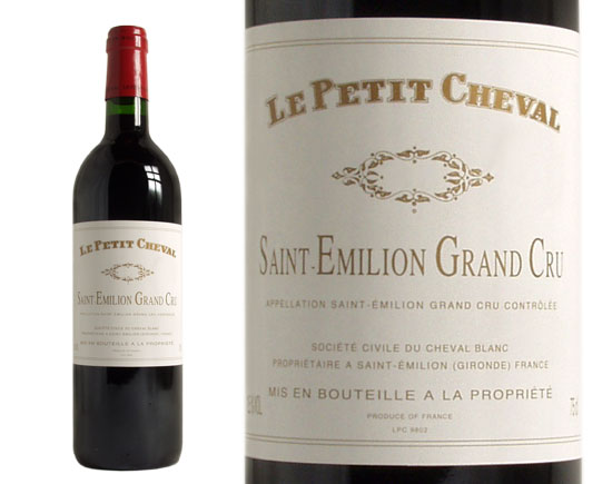 LE PETIT CHEVAL rouge 2003, Second vin du Château Cheval Blanc