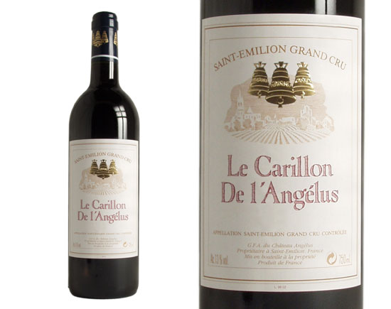 CARILLON DE L'ANGELUS rouge 2002, Second vin du Château L'Angélus