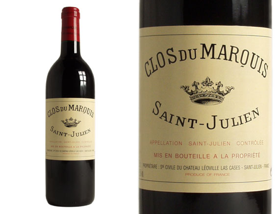 CLOS DU MARQUIS rouge 1989, Second vin du Château Léoville Las Cases