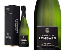 Champagne Lombard Brut Nature Verzenay Grand Cru sous coffret