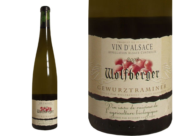Wolfberger Gewurztraminer Bio * 2003 (*Vin issu de raisins de l'agriculture biologique)