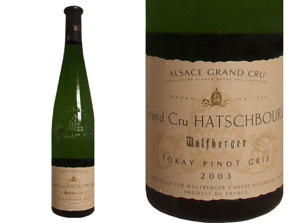 Wolfberger Alsace Grand Cru Hatschbourg Tokay Pinot gris 2003