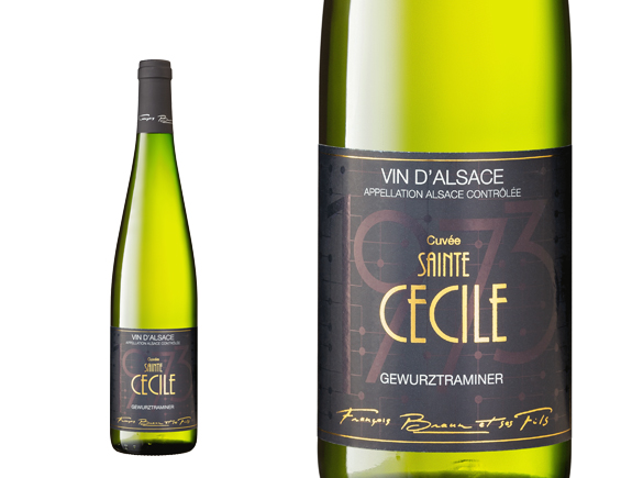 Domaine Francois Braun Alsace Gewurztraminer cuvée Sainte-Cécile 2019