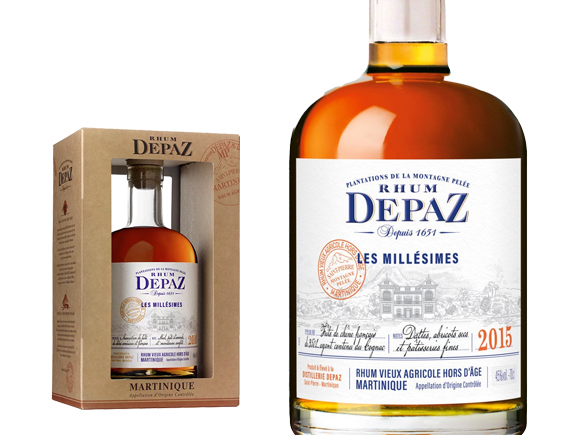 Rhum Depaz Millésime 2015 Avec Étui