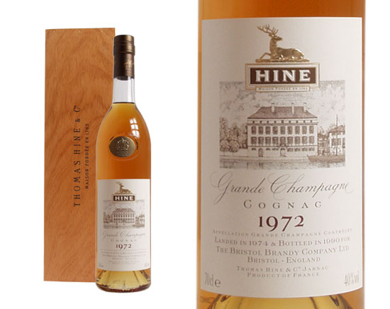 Cognac THOMAS HINE 1972 EARLY LANDED